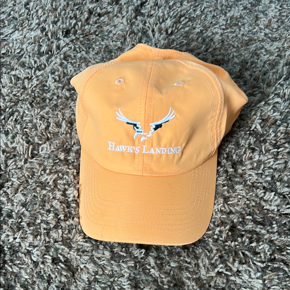 Performance Orange Golf Hat